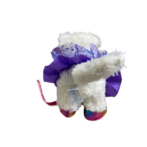 Build A Bear Pets White Cat Himalayan Persian 12” Plush Dress, Shoes & Leash - Picture 9 of 12